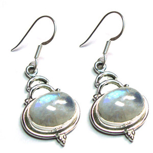 High Design Bohemian Energy 925 Sterling Silver Natural Red Stone Gypsy Drop Earrings Spiritual Passion Trendy Shine - Product Image 5