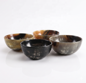 Tazón de Cuerno de Búfalo Natural con Cuchara, Tazón para Servir Hecho a Mano de Lujo, Utensilios de Cocina Únicos, Decoración para el Hogar - Product Image 2