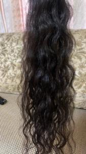 Extensions de cheveux naturels bouclés Remy indiens non traités, double trame machine, style afro, en paquet - Product Image 3