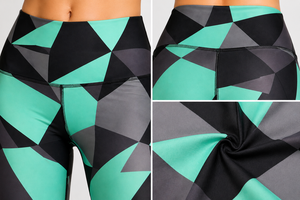 Leggings pour femmes sur mesure, de haute qualité, respirants, écologiques, taille mi-haute, pour le sport et le yoga, en Spandex/Polyester, fournis directement par l'usine - Product Image 6