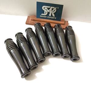 Mango de herramienta hecho a mano de cuerno de búfalo ecológico, acabado liso negro, repuesto duradero para aplicaciones personalizadas de bricolaje - Product Image 1