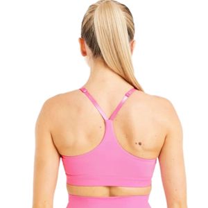 Sujetador deportivo acolchado elástico sin aros para mujer, top corto atlético transpirable para fitness y gimnasio - Product Image 2