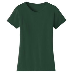 เสื้อยืดคอกลมผ้าฝ้ายสำหรับผู้หญิง เนื้อผ้านุ่ม ระบายอากาศดี สวมใส่สบาย แขนสั้น น้ำหนักเบา เหมาะสำหรับใส่ทุกวัน รับสกรีนโลโก้ แบบเรียบง่าย สำหรับฤดูร้อน - Product Image 1