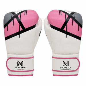 Guantes de Boxeo de Cuero Impermeables con Colores y Logotipos Personalizables - Alta Calidad, Transpirables y Duraderos para Gimnasio/Boxeo - Product Image 1