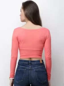 Camiseta Deportiva Corta para Mujer, Personalizada, al por Mayor, para Yoga, Gimnasio, Ejercicio, Ropa Deportiva, Ajuste Regular, Tallas Grandes, Lavada - Product Image 5