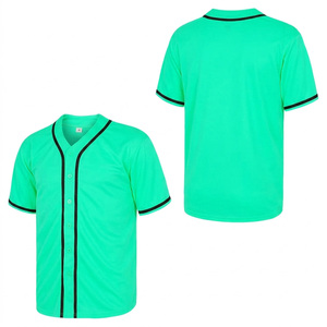 Maillot de baseball personnalisé avec logo, chemises de softball entièrement boutonnées, vêtements de sport sublimés pour équipes, hauts athlétiques à séchage rapide, OEM - Product Image 4