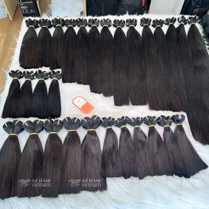 Extensiones rectas de hueso Premium Aspecto natural Paquetes de cabello humano de doble estiramiento Remy Cabello virgen Cutícula alineada Mejor precio - Product Image 1