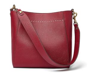 Sacs fourre-tout en cuir à large bandoulière détachable pour femmes, sac à bandoulière de créateur et sac à main tendance combinés, mode haut de gamme - Product Image 1