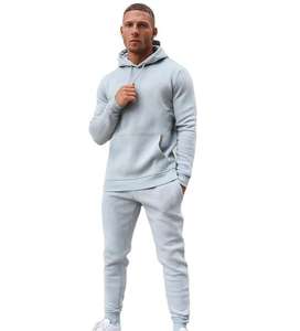 ชุดวอร์มผู้ชายแบบสองชิ้น ผ้าเนื้อนุ่ม ยืดหยุ่น สวมใส่สบาย ระบายอากาศได้ดี เหมาะสำหรับออกกำลังกาย ท่องเที่ยว และเล่นกีฬา - Product Image 1