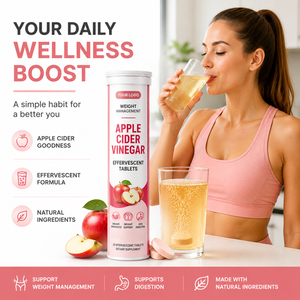 Tablettes de Vinaigre de Cidre de Pomme 100% Naturelles, Meilleures Ventes, 20 Comprimés, Qualité Supérieure, Fournisseur en Gros Inde - Product Image 3