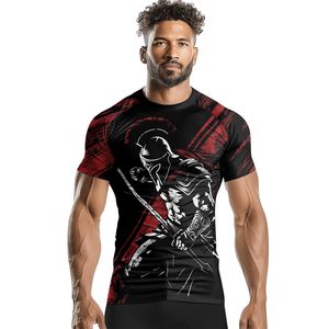 Custom Unisex Rashguard UPF 50 Sublimation UV Protection Body Fit Anti Odor Compression Polyester OEM Wholesale OEM Wholesale - Product Image 2