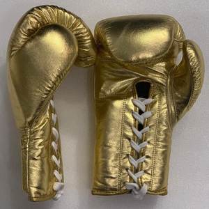 Gants de boxe en cuir véritable de qualité supérieure RTS, imperméables et à fermeture lacée, fabriqués sur mesure pour le sparring, modèle MS-BG-2583 - Product Image 5