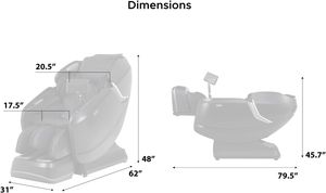 Fauteuil de massage corporel complet moderne et pliable, type capsule spatiale, intelligent et multifonctionnel pour la maison, avec double rail de guidage, pour un confort ultime - Product Image 3