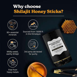 Barra de Miel de Shilajit Natural del Himalaya OEM, Shilajit Enriquecido para un Fácil Consumo Oral Líquido con Minerales Traza y Ácido Fúlvico - Product Image 5