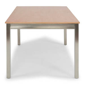 Table à manger moderne en métal, très vendue, pour villa et hôtel, mobilier écologique pour la maison - Product Image 2