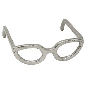 ประติมากรรมแว่นตาอะลูมิเนียม งานศิลปะโลหะตกแต่งทันสมัย สำหรับตั้งโชว์บนโต๊ะในบ้านหรือสำนักงานสุดหรู - Product Image 1