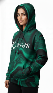 เสื้อฮู้ดดี้โอเวอร์ไซส์สไตล์โมเดิร์นสำหรับทุกเพศ พร้อมลายพิมพ์แบบซับลิเมชั่นเนื้อเนียน สำหรับคอลเลคชั่นสตรีทแวร์ลำลอง - Product Image 4