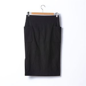 ODM Business Gray Polyester Cotton <b>Skirt</b> Woman's <b>Skirt</b> Female <b>Skirts</b> - Product Image 2