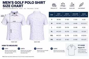 T-shirt de golf pour homme en tissu jersey mélangé poly-spandex, imprimé sur le devant par sublimation, séchage rapide, respirant, anti-humidité, taille XL - Product Image 5