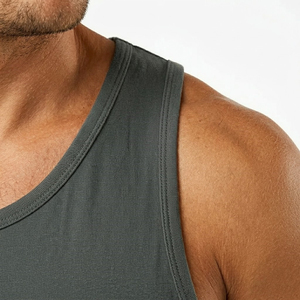 Latest Designs Men Gym <b>Singlet</b> High Quality Breathable Comfortable Hot Selling Top Trending Men Gym <b>Singlet</b> With Reasonable Rate - Product Image 3
