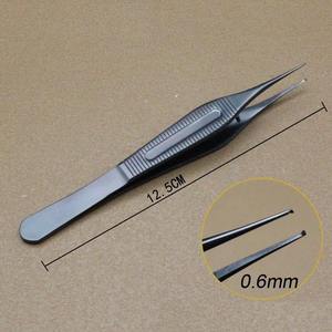Pinzas de tejido de acero inoxidable Adson para rinoplastia, cartílago, cirugía plástica ocular y uso general - Product Image 4