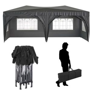 Gazebo Pieghevole Rinforzato 3x6m con 6 Pareti Laterali Rimovibili e Borsa per il Trasporto, Ideale per Feste, Matrimoni ed Eventi all'Aperto - Product Image 6