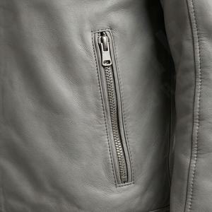 แจ็คเก็ตหนังแท้สำหรับขี่มอเตอร์ไซค์คุณภาพดีที่สุดสำหรับผู้ชาย รุ่นใหม่ล่าสุดสำหรับฤดูหนาว พร้อมแผ่นป้องกันที่ถอดออกได้ สามารถสั่งทำได้ - Product Image 5