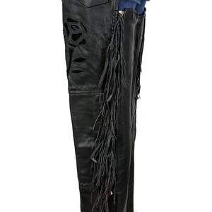Polainas de equitación personalizadas de cuero genuino premium QASWA SPORTS unisex para hombres y mujeres adultos, para montar a caballo al aire libre. - Product Image 2