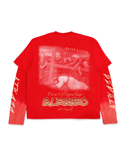 T-shirt sans manches rouge pour homme, coupe classique, avec motif photo imprimé sur le devant, lettres réfléchissantes, streetwear, col rond, en coton tricoté - Product Image 3