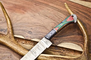Cuchillo de Chef BUNKA de Acero de Damasco Hecho a Mano de 13 Pulgadas de BA ENTERPRISES, Cuchillo Personalizado para Regalo - Product Image 5