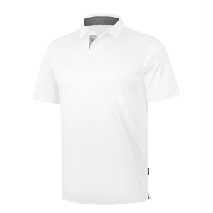 Polo de golf personnalisé avec logo brodé, 100% polyester, pour hommes, polo de sport de haute qualité, polo uni - Product Image 3