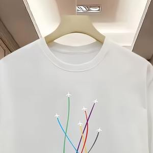 Sudadera Beige para Hombre con Bordado de Hámster, Diseño de Animal con Bolsillo, Cuello Redondo, Algodón, Estilo Casual para Uso Diario - Product Image 4