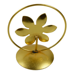 Décoration de Noël dorée pour la maison, design en métal en forme de feuille avec finition colorée, idéal pour la décoration festive, design personnalisé - Product Image 1