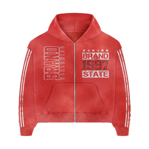 Ensemble de survêtement personnalisé pour homme, ensemble sweat-shirt et pantalon imprimé, vêtements de sport, sweat-shirt zippé et pantalon, OEM ODM, marque privée - Product Image 5