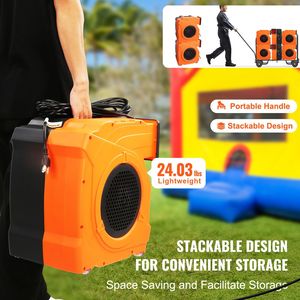 1500W Inflatable Blower 2.1 HP Commercial Air Pump for Bounce House & Bouncy Castle <b>3100</b> RPM for Inflatables Toy Accessories - Product Image 1