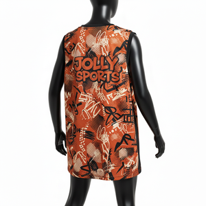 Camiseta de Baloncesto para Mujer, Transpirable, de Malla de Poliéster GSM, con Estampado por Sublimación Negro, Paneles con Logotipo Personalizado - Product Image 2