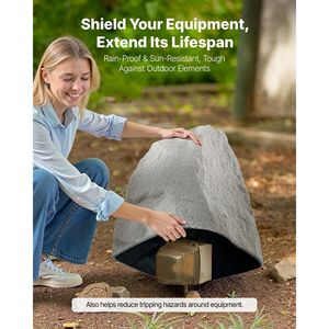 Copertura Leggera per Pozzo in Finta Roccia da Esterno, Design Realistico Senza Giunture, Resistente alle Intemperie, Copertura in Finta Roccia per Serbatoio - Product Image 6