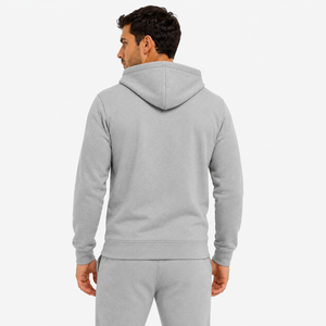 Modern mens zip hoodie with lightweight soft texture offering breathable comfort and a clean stylish look for every season - Product Image 3