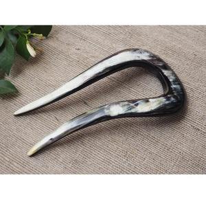 Pasador de pelo de cuerno natural ecológico para peinados femeninos de MADIHA ART AND CRAFTS - Product Image 2