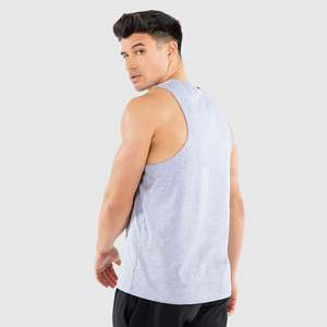 Camiseta Casual sin Mangas para Hombre, Estilo Moderno, 100% Algodón, Logotipo Frontal Sólido, Tela Jersey de 180g, Camiseta sin Mangas para Hombre - Product Image 3