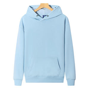Sweat à capuche pour homme en coton de haute qualité, coupe oversize et épaisse, confortable, avec broderie, motif uni, personnalisable, tissu vierge, fourniture haut de gamme - Product Image 1
