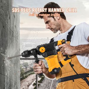 Trapano a percussione SDS Plus da 1 1/4 pollici con 13 Ampere, controllo delle vibrazioni per impieghi gravosi, caratteristiche di sicurezza, tipo di attacco SDS Max - Product Image 6