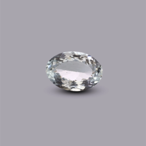 Natural Sky Blue Aquamarine 4.7 Carat Oval Faceted Loose Gemstone for Fine Jewelry - Product Image 1
