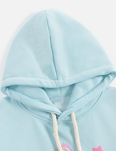 Chaqueta con Capucha para Mujer, Personalizada, con Cierre Frontal, Manga Regular, 100% Algodón, Estilo Urbano, Holgada, para Invierno, Otoño y Primavera - Product Image 3