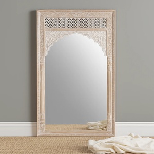 Premium Decorative Accent Mirror for Living Room Handcrafted Scroll Detailing with Sophisticated Coastal Charm - Product Image 6