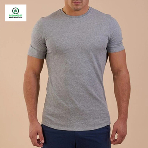 Nuevas Camisetas de Alta Calidad para Hombre, Corte Regular, Color Personalizado, 100% Algodón Tejido, Cuello Redondo Deportivo, Dobladillo Curvo - Product Image 6