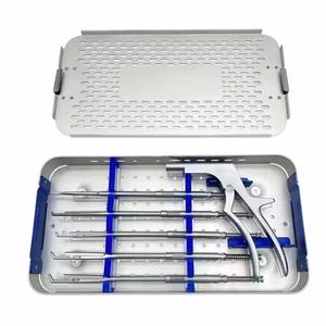 Ensemble de rongeurs rotatifs interlaminaires Kerrison, certifié MOL, instruments orthopédiques pour chirurgie de la colonne vertébrale, en acier inoxydable allemand - Product Image 1