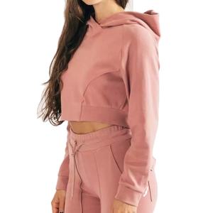 Venta al por mayor, fabricante de chándal con logotipo personalizado, jersey de entrenamiento para mujer, conjuntos deportivos, sudadera personalizada de manga larga para mujer 2026 - Product Image 2