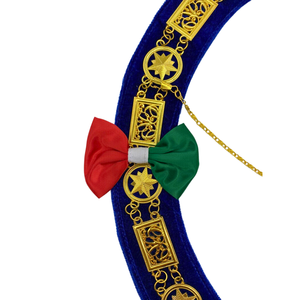 Collar de Cadena Metálica Redonda de Primera Calidad para la Gran Logia Masónica, Collar Masónico Chapado en Oro - Product Image 4