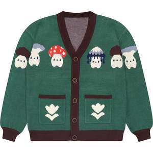Open Neck Fair Winter Breathable Sweater Women's Traditional Pattern <b>Jumper</b> Holiday Theme Knitted <b>Shirt</b> - Product Image 3